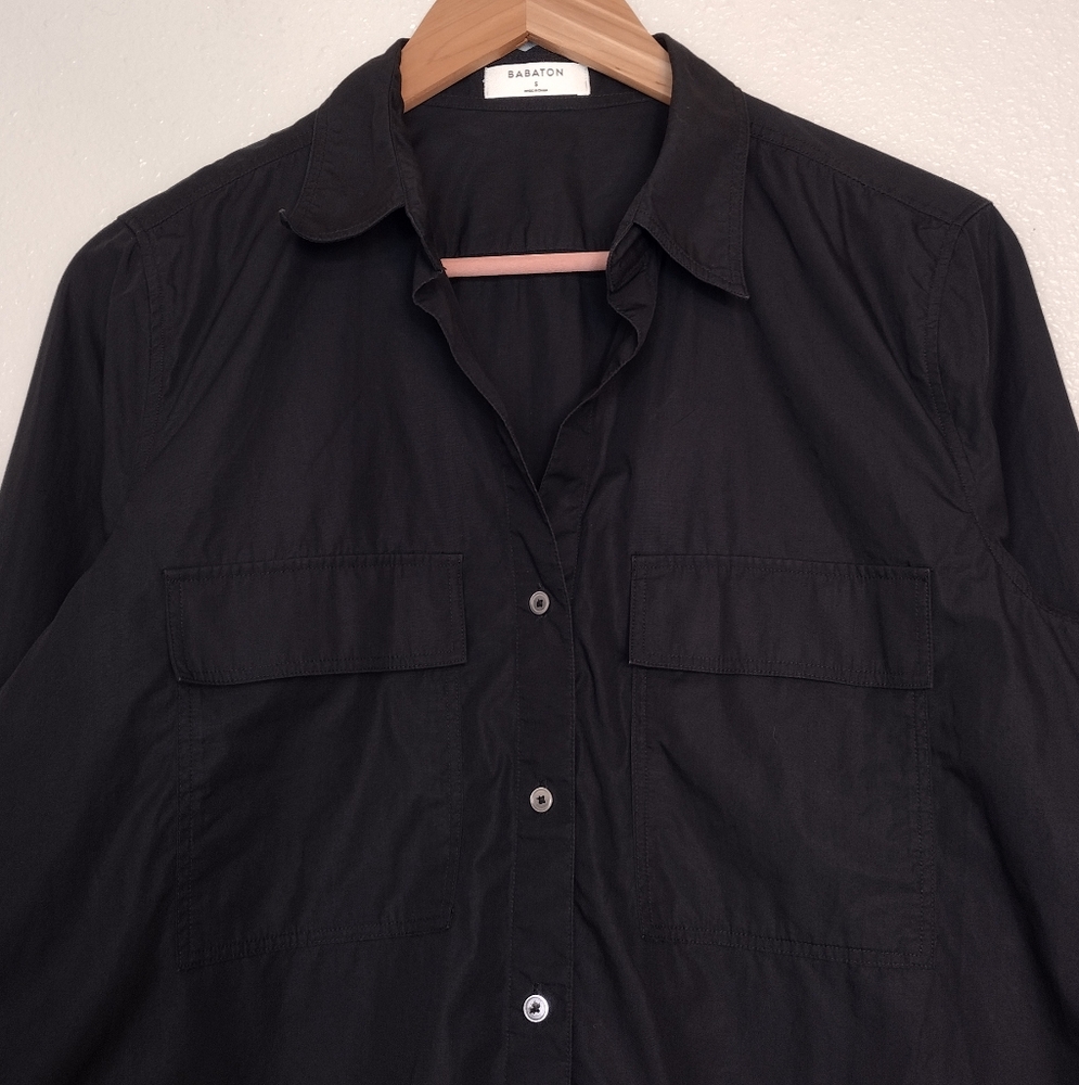 Babaton Black Button Down Shirt - image 6